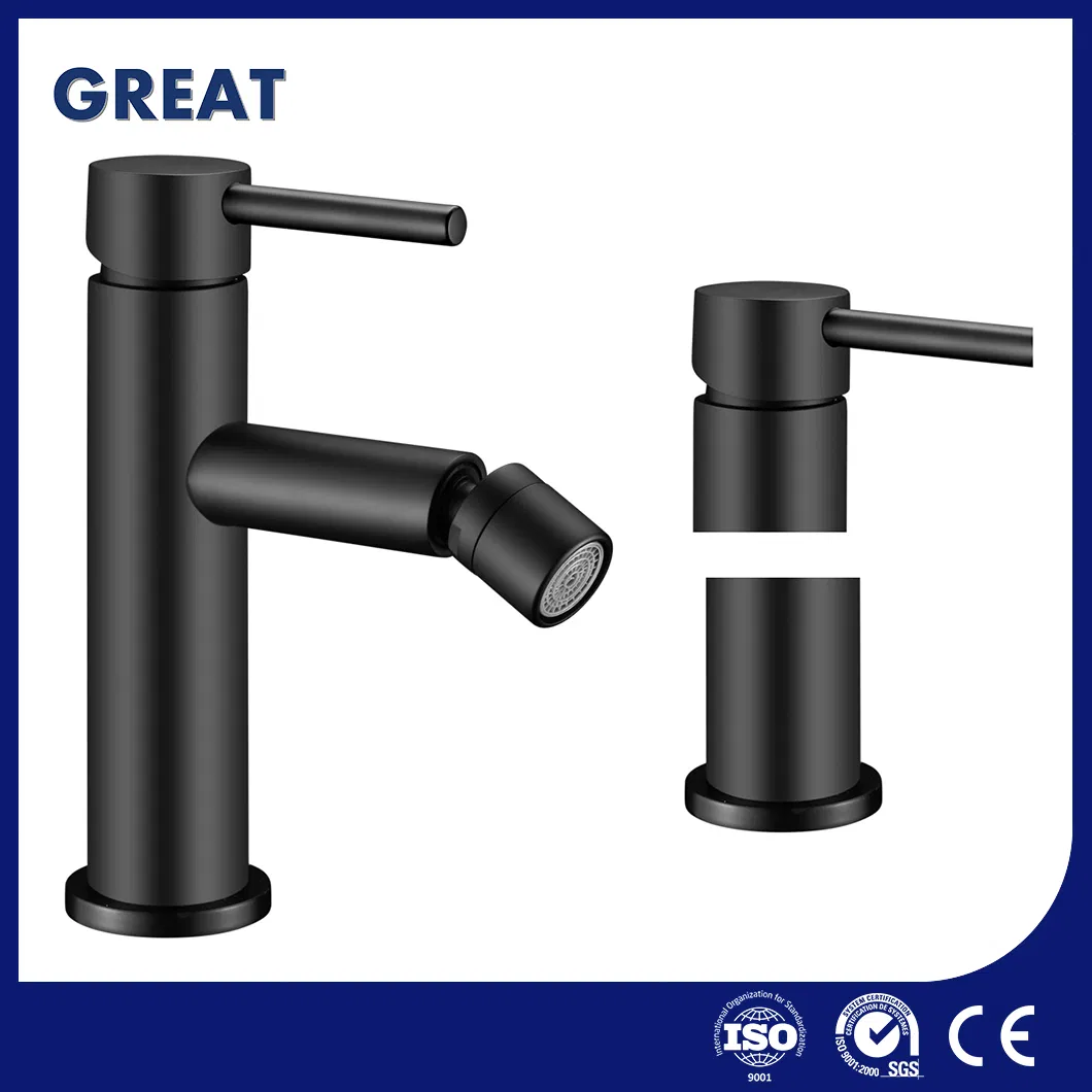 Great Chrome Bidet Spray Faucet Suppliers Wholesale Toilet Bidet Tap Gl32107bl321 Matt Black Single Lever Bidet Faucet? Straight Model Bathroom Bidet Faucet
