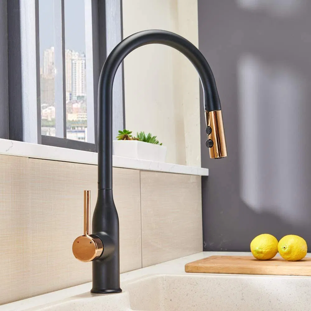 Kitchen Faucet Cupc Pull out ABS Two Function Sprayer Single Handle Sink Mixer Tap Kitchen Faucets