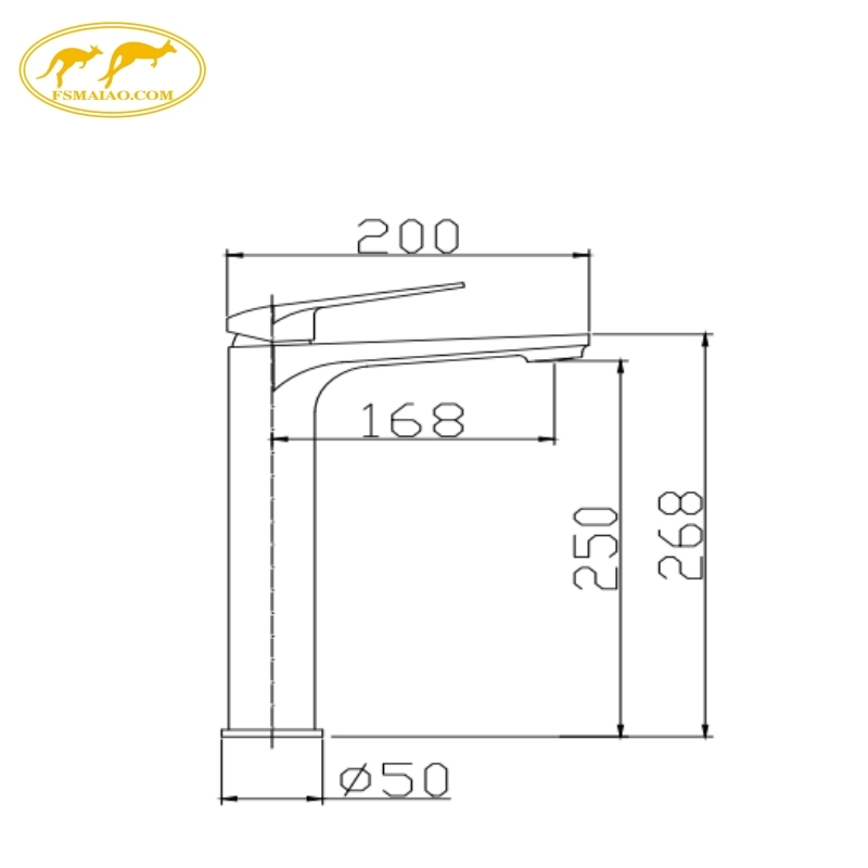 Watermark Wels Standard Dr Brass Body Bathroom Deck Mounted Basin Mixer