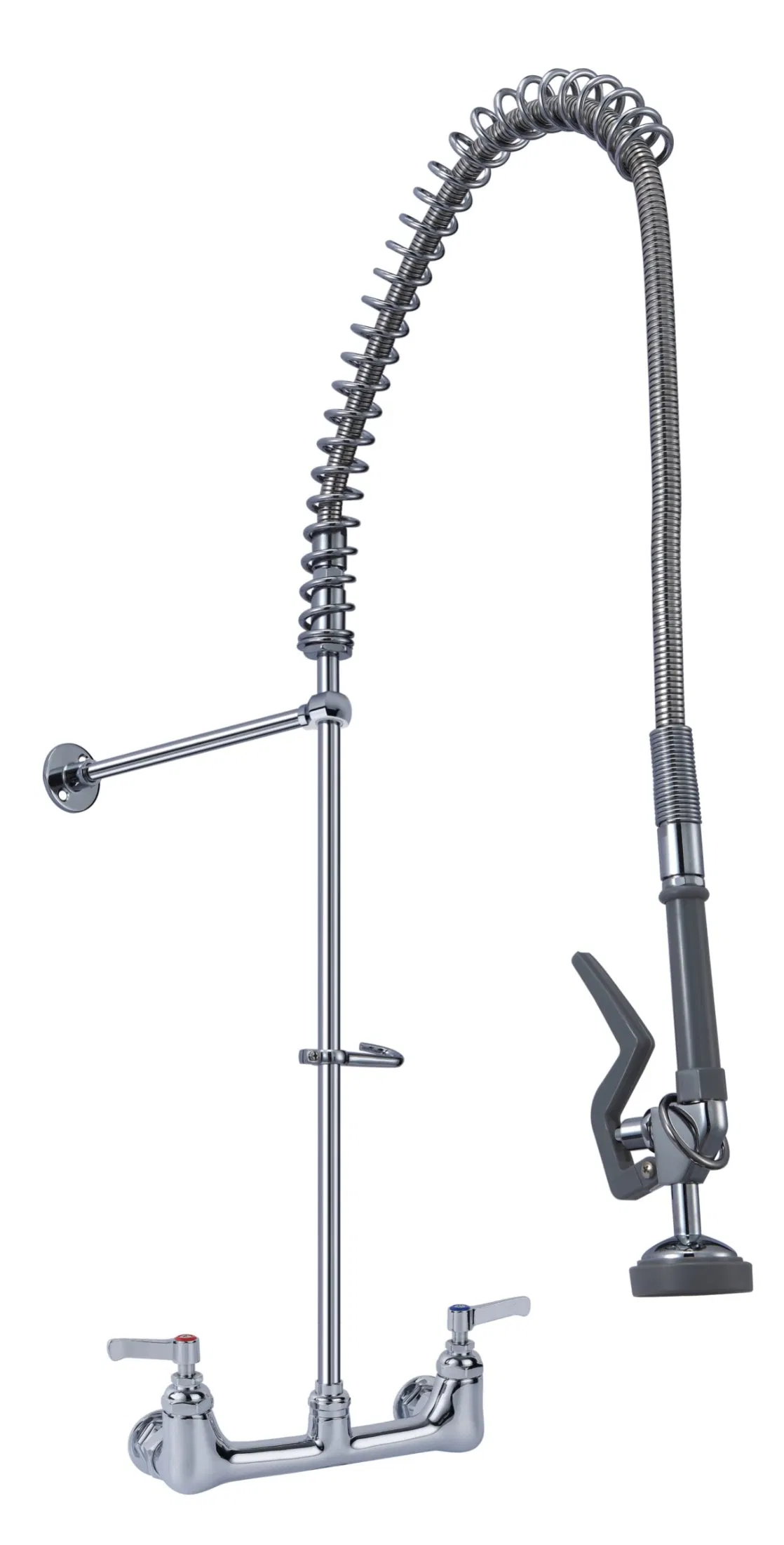 Wall Mounted Commercial Kitchen and Sink Faucet Pre Rinse Unit