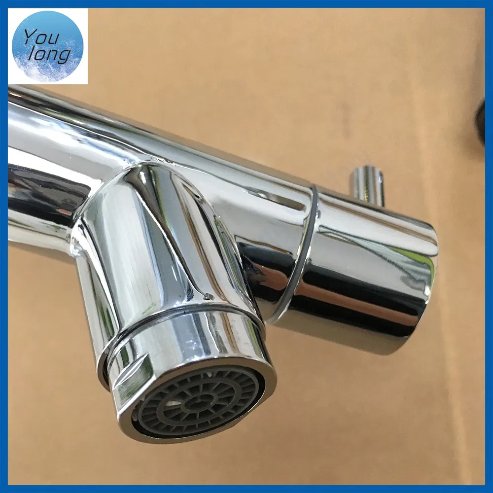 2-Function Kitchen Faucet with Pull-Down Spring Spout and Pot Filler Basin Kitchen Mixer