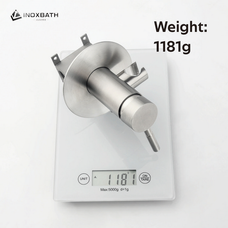 Stainless Steel Bidet Spray Shattaf Handheld Bidet Health Faucet Rustproof Hygienic Surface