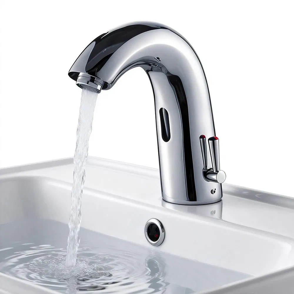Chrome Finish Sensor Faucet