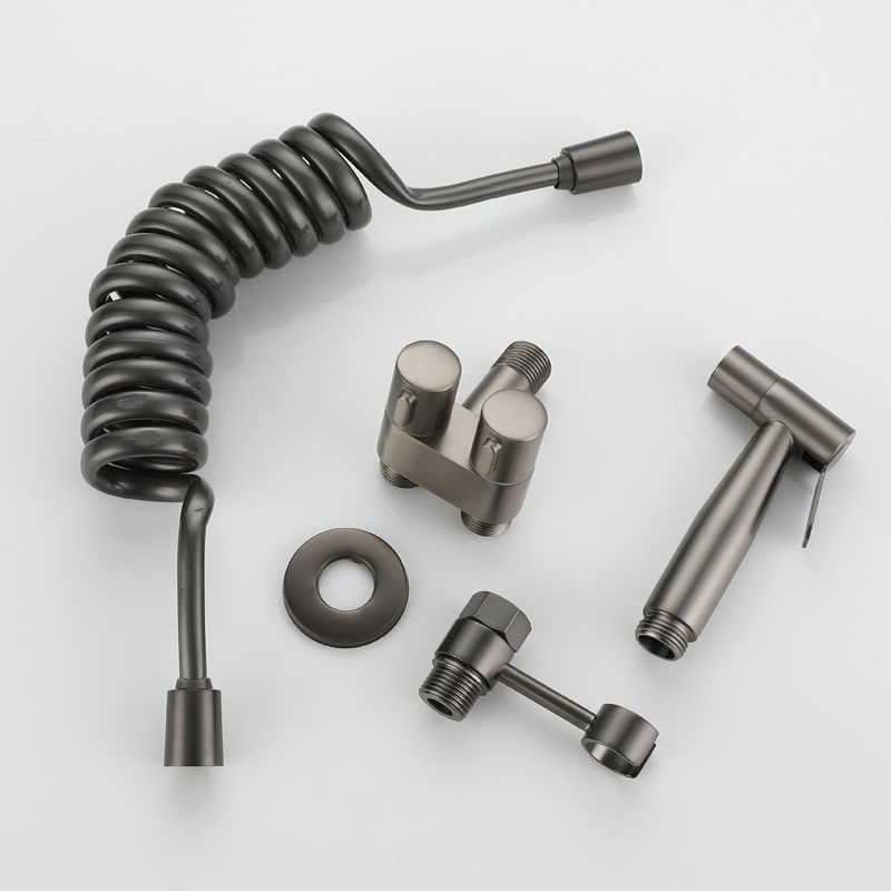 Bathroom Bidet Spray Faucet Wall Mount Concealed Brass Toilet Shattaf Set