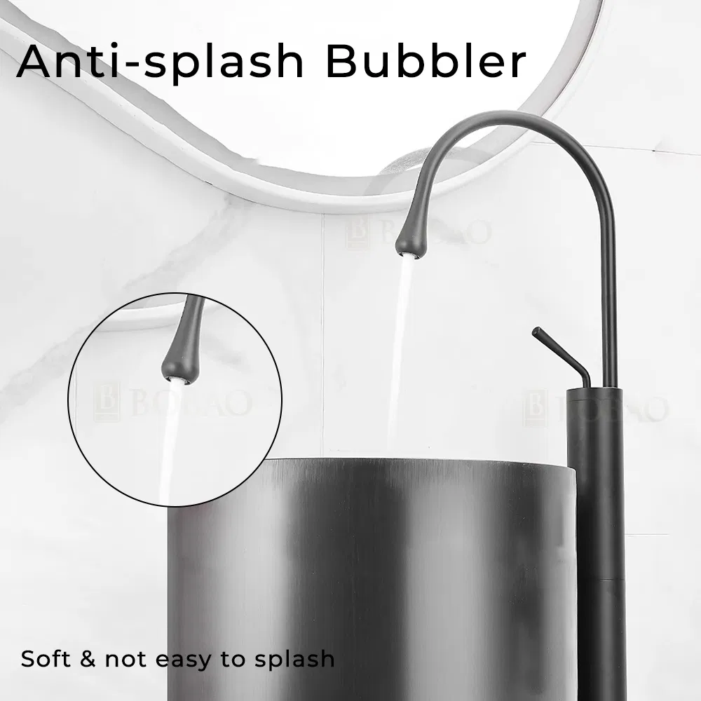 Modern Brass Freestanding Bathtub Mixer Faucet for Luxurious Bathrooms