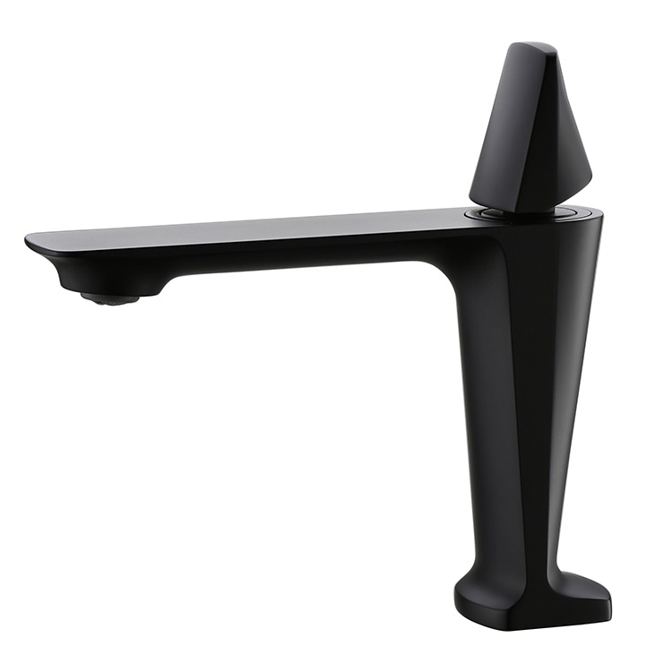 Matte Black Single Handle Bathroom Faucet Wash Basin Mixer Tap Sanitary Wares Basin Faucet