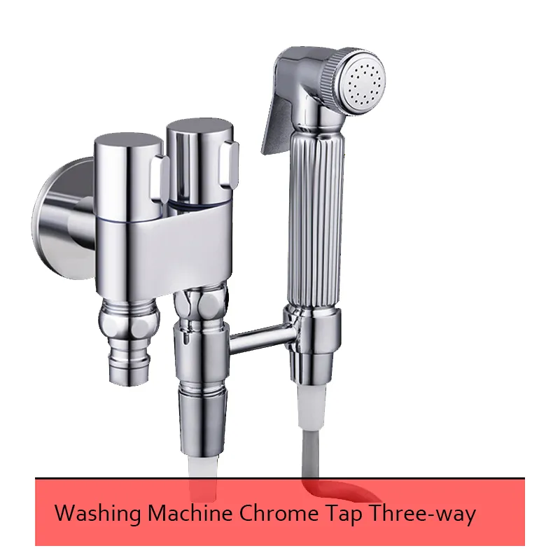 Chrome Spray Gun Shattaf Bidet