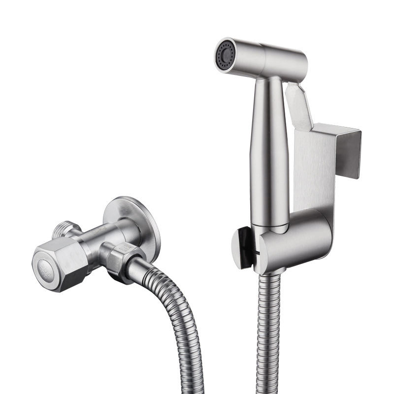 Stainless Steel Bidet Toilet Spray Holder Bathroom Hand Shattaf Set Toilet Bidet Faucet