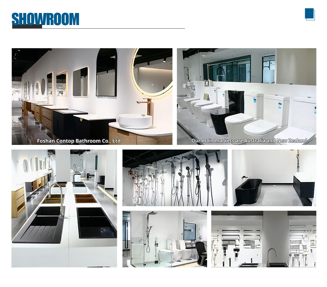 Watermark Approval Bathroom Sanitary Ware Matte Black Shower Mixer Faucet with Diverter