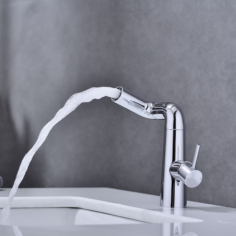 OEM Customized Deck Mounted Washroom Washbasin Bathroom Basin Faucets Tap Hot Cold Mixer