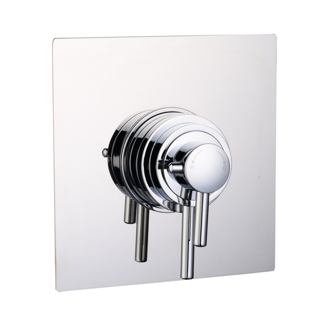 Solid Brass Polished Chrome Thermostatic Shower Valve