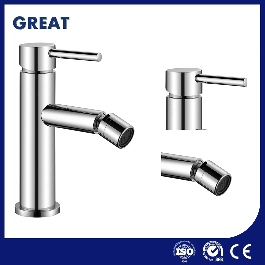Great Toilet Bidet Faucets Suppliers China 3 Hole Bidet Taps Gl32107A321 Chrome Single Lever Bidet Faucet Easy-to-Clean Horizontal Spray Bidet Faucet