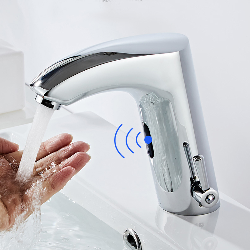 Automatic Taps Automatic Infrared Sensor Cold and Hot Water Tap Smart Touchless Sink Faucet