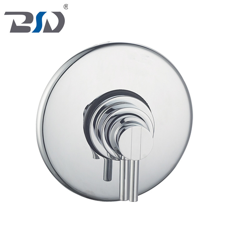 Concentric Concealed Brass Chrome Dual Handles Thermostatic Shower Valve