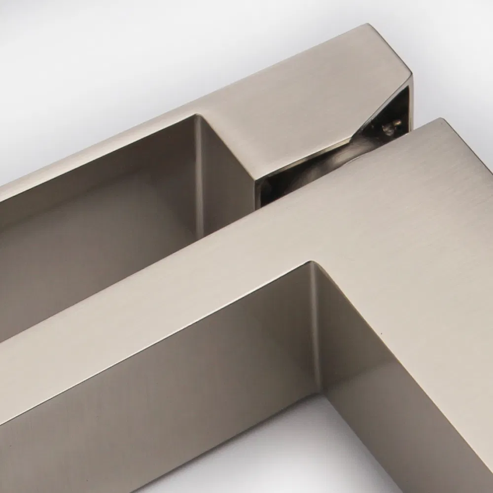 Single Hole Hot and Cold Water Modern Design Brushed Nickel Finish Cupc Ceertified Bathroom Faucet