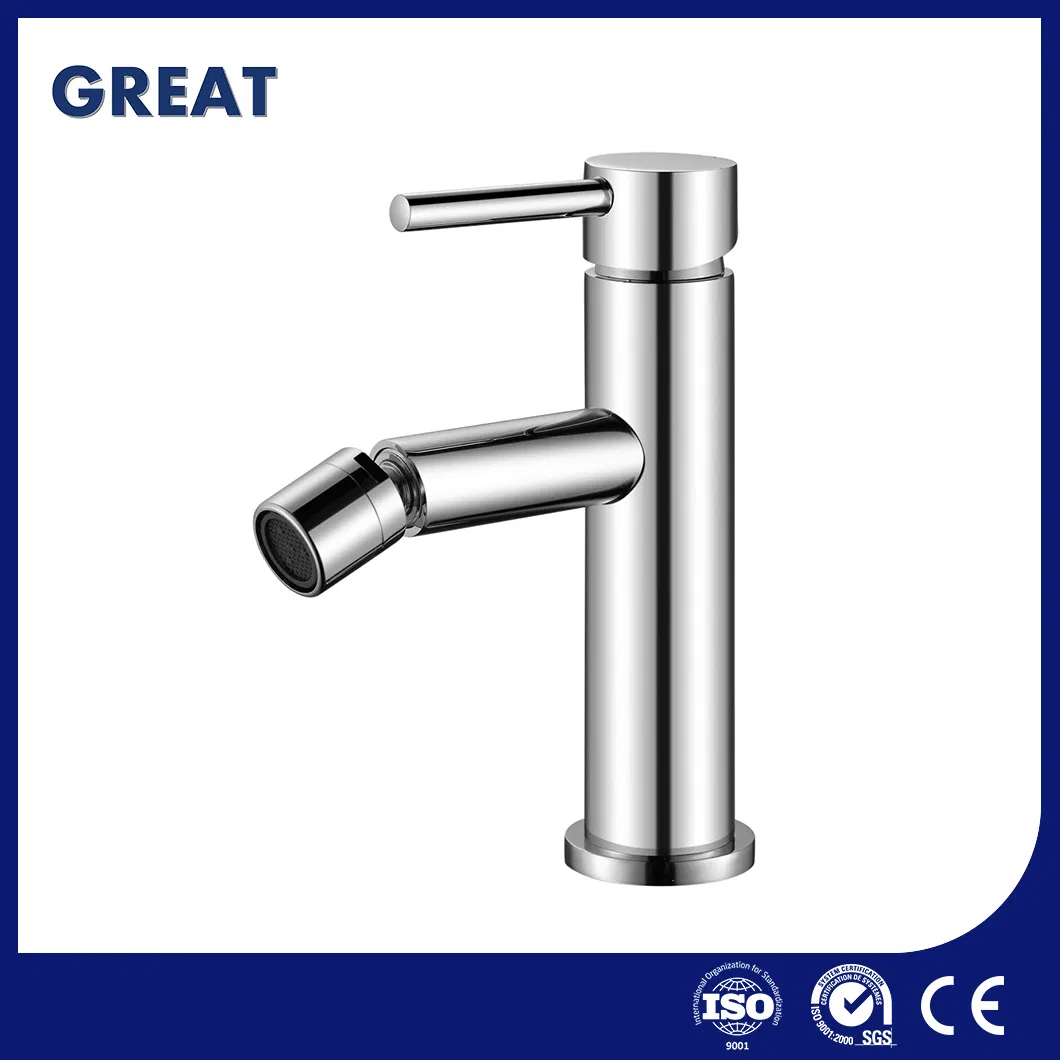 Great Toilet Bidet Faucets Suppliers China 3 Hole Bidet Taps Gl32107A321 Chrome Single Lever Bidet Faucet Easy-to-Clean Horizontal Spray Bidet Faucet
