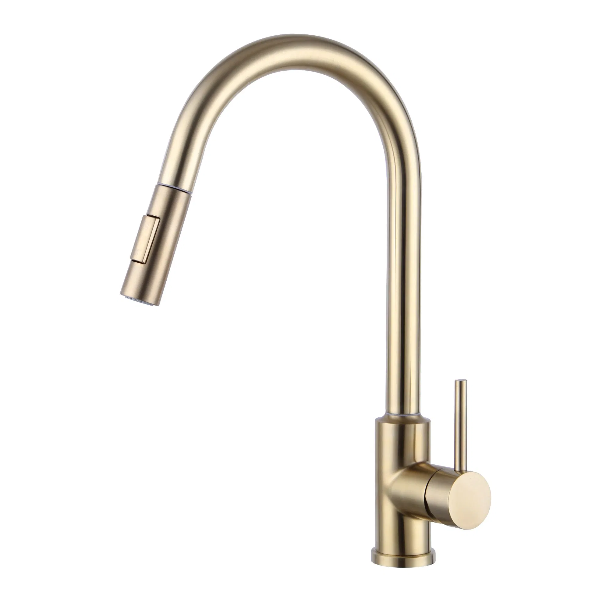 Modern Design Classical Styles Brushed Nickel SUS304 Stainless Steel Kitchen Faucet