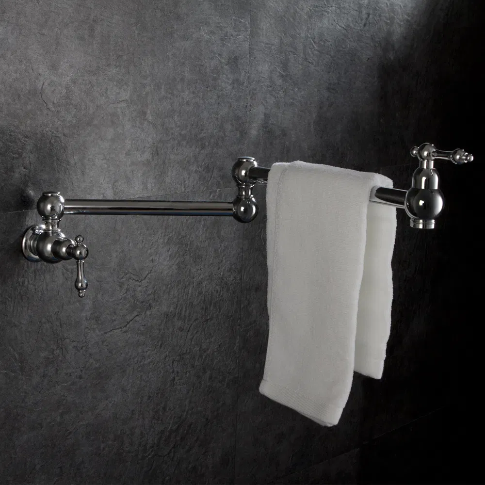 China Factory Wholesale Kitchen Pot Filler Faucet in Brushed Nickel