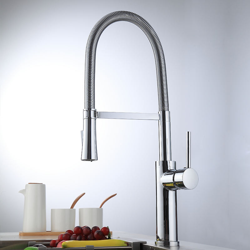 Kitchen Mixer Tap 360 Rotation Water Crane for Kitchen Single Handle Mixer Tap Matte Black Kitchen Faucet