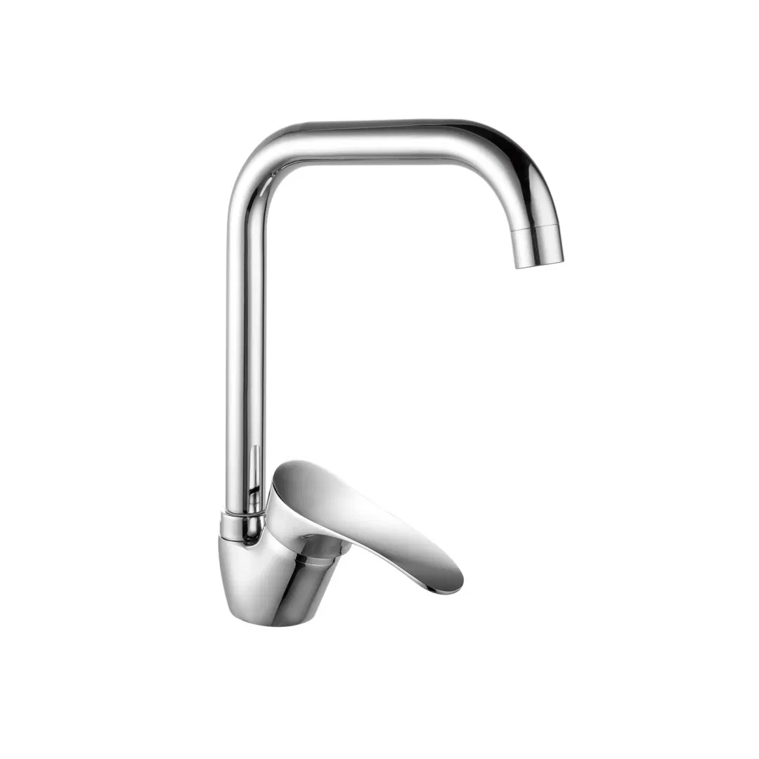 Modern Brass Bridge Single Handle Kitchen Faucet Mixer