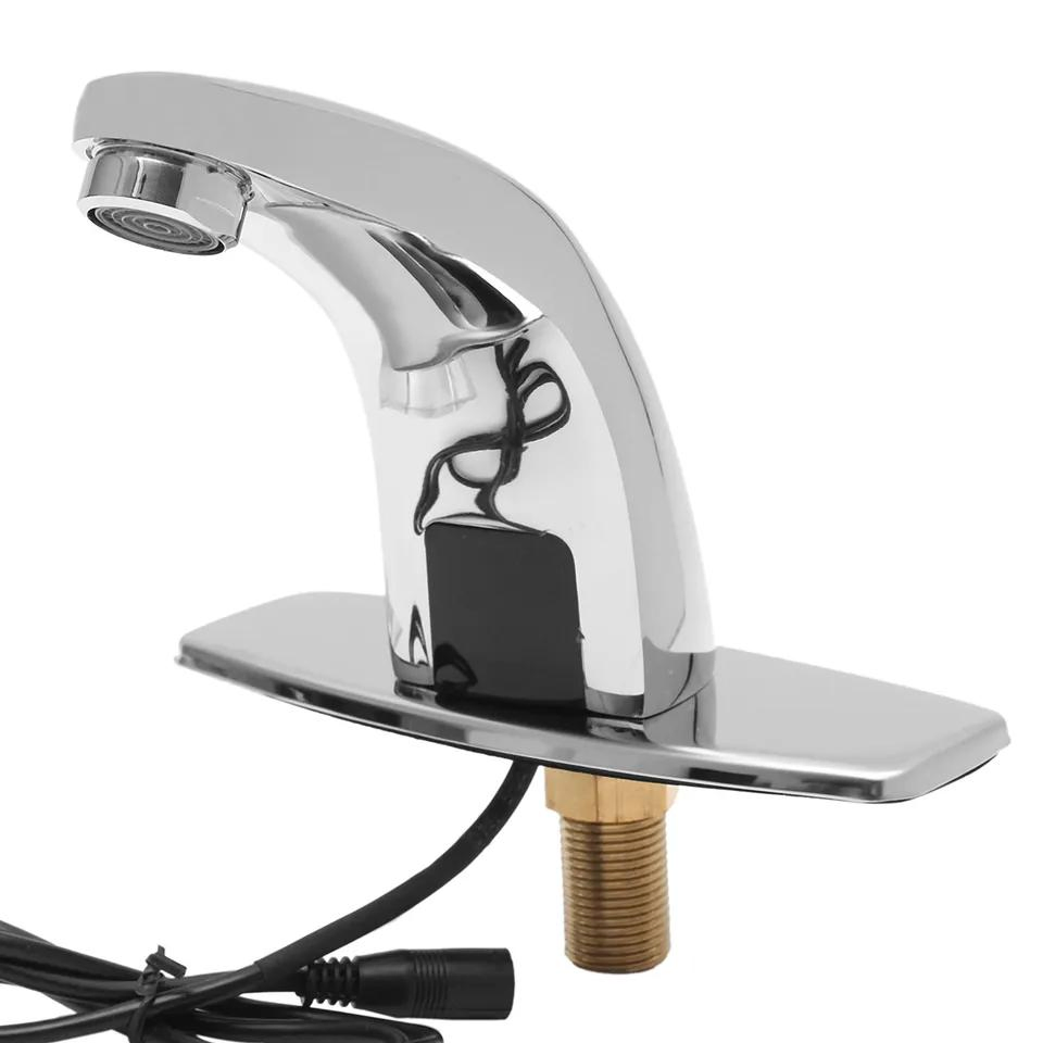 Bathroom Faucet Sink Basin Battery Power Touchless Mixer Taps Automatic Sensor