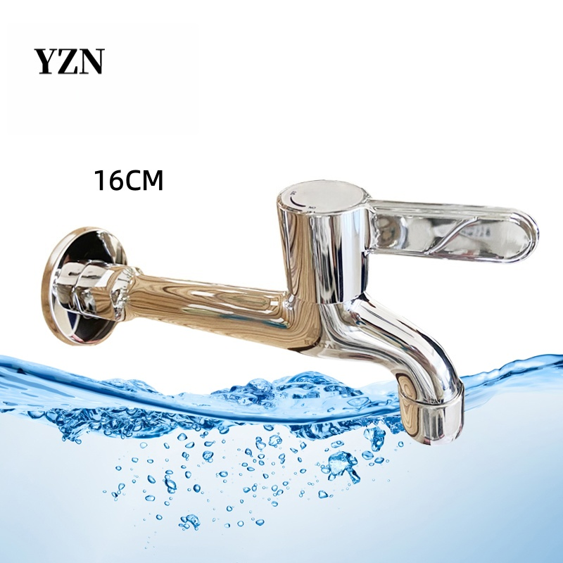 Durable and Minimalist Wall-Mounted Single Cold Water Faucet