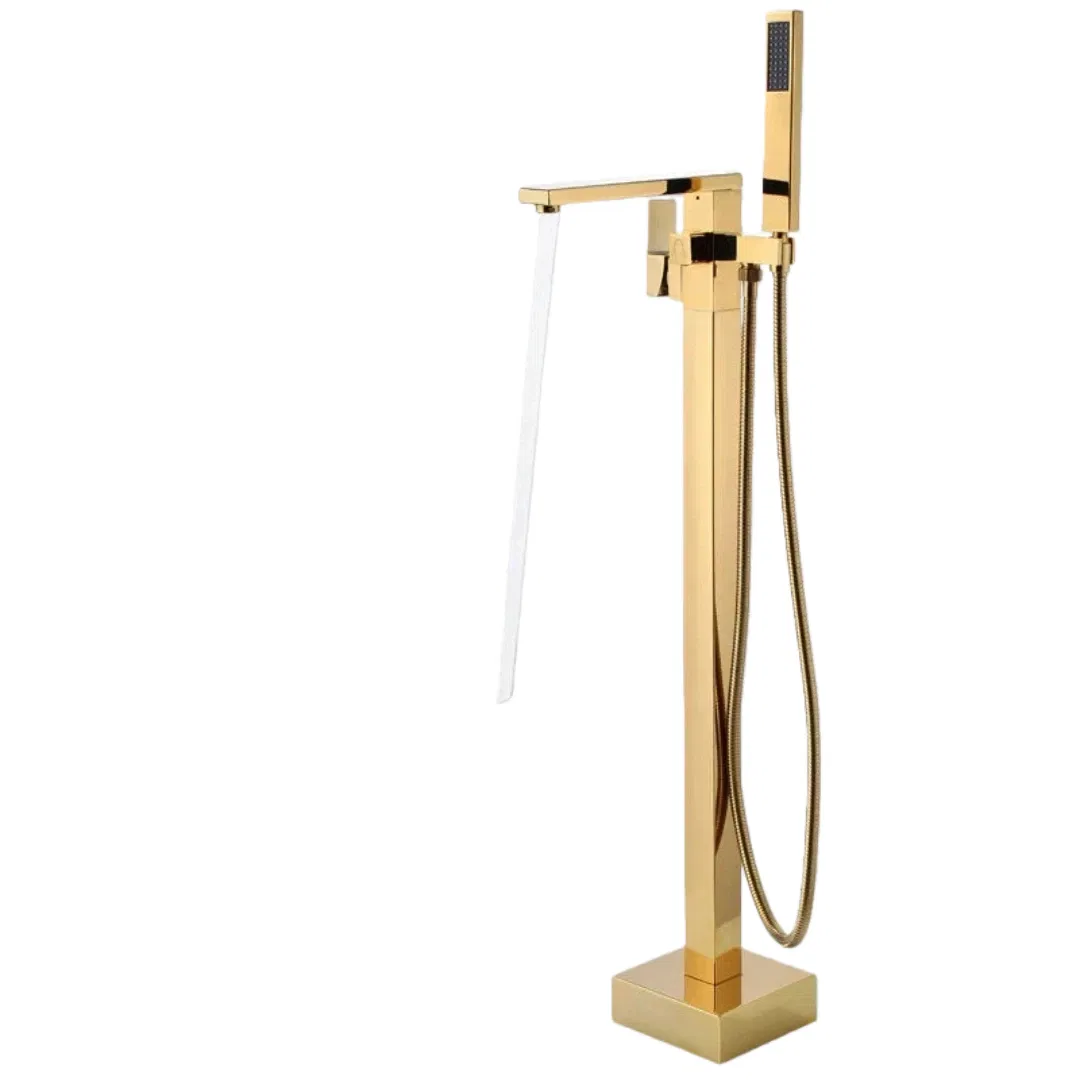 Bathroom with a Freestanding Bathtub and Faucet Fixtures