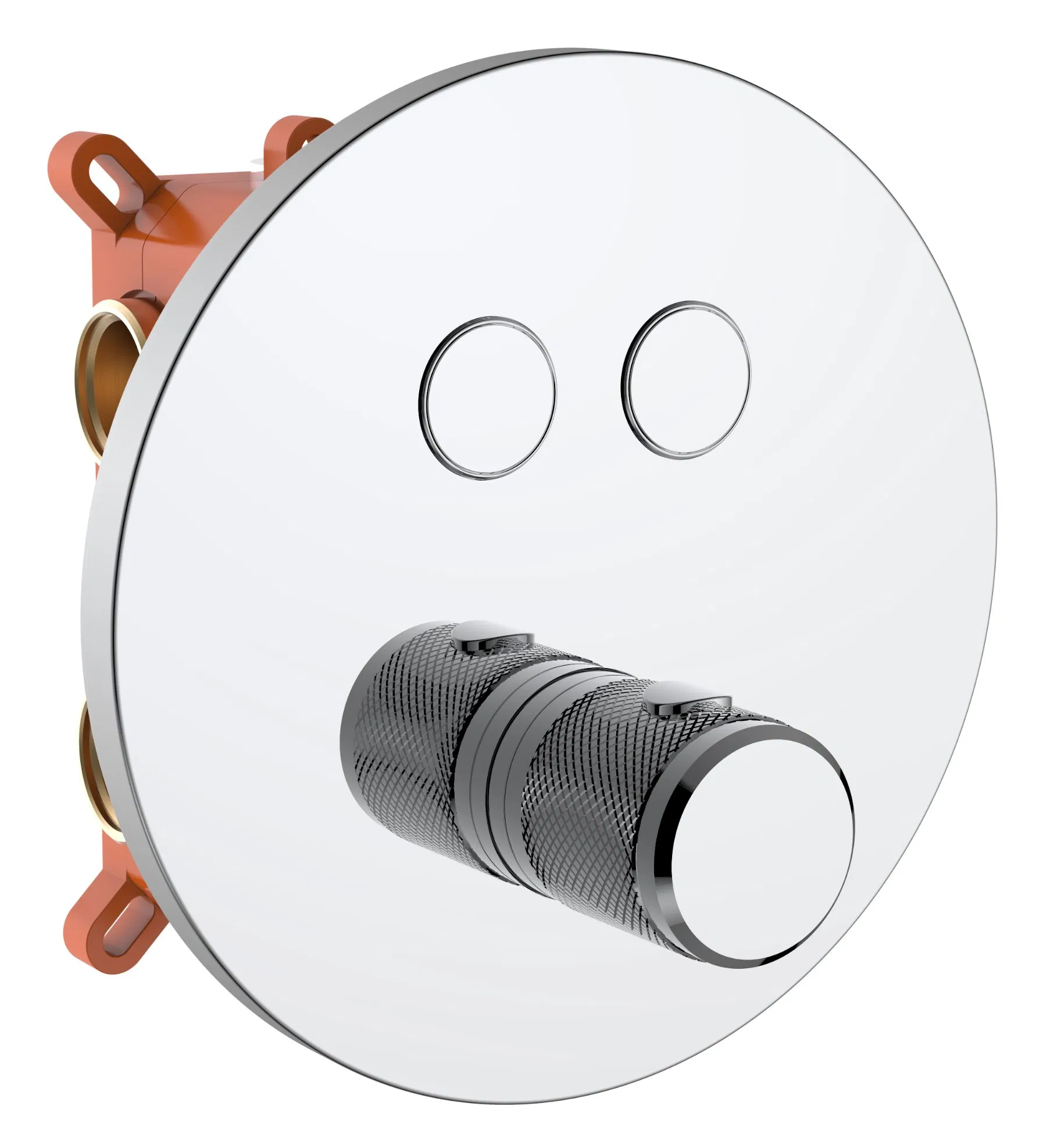 The Popular Style of Brass Polished Thermostatic Shower Valve