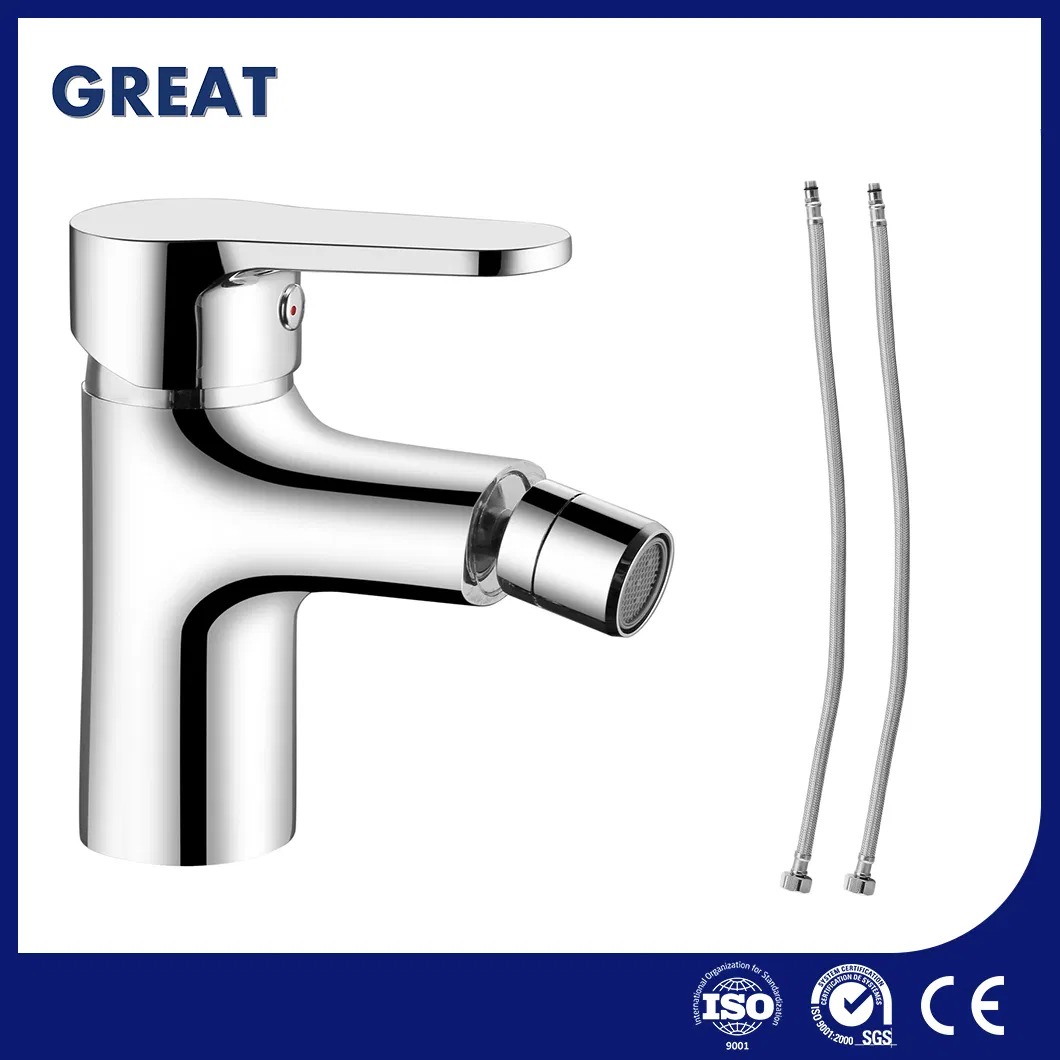 Great Spray Hot and Cold Bidet Faucet Suppliers Bidet Toilet Tap Gl6407A64 Chrome Single Lever Bidet Faucet China Washerless Cartridge Bidet Faucet for Toilet