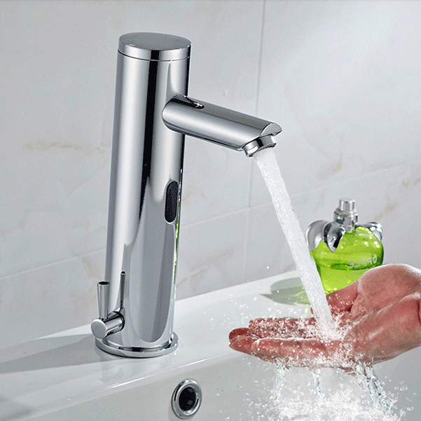 Best Brass Bathroom Hand Free Touchless Electronic Infrared Automatic Sensor Faucet