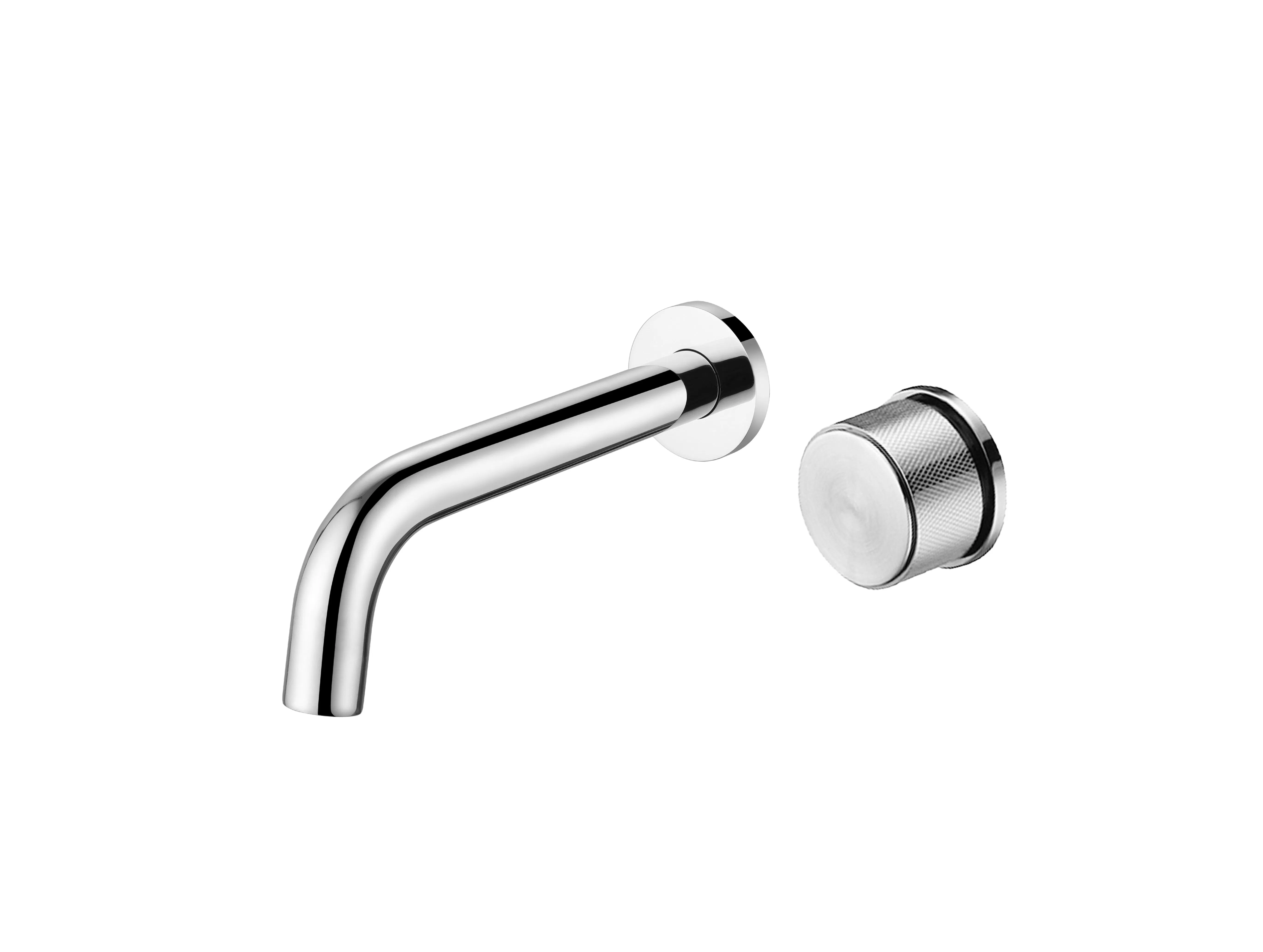 Brass Bathroom Basin Faucet Wall Mounted Modern Brass Bath Faucet