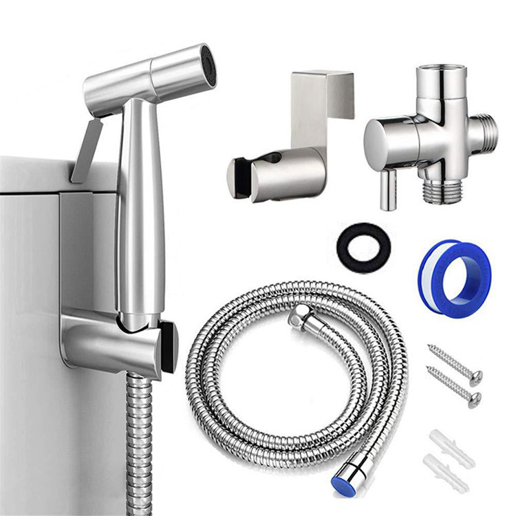 High Quality Bathroom Toilets Shower Head Toilet Spray Holder Shattaf Set Bidet Faucet