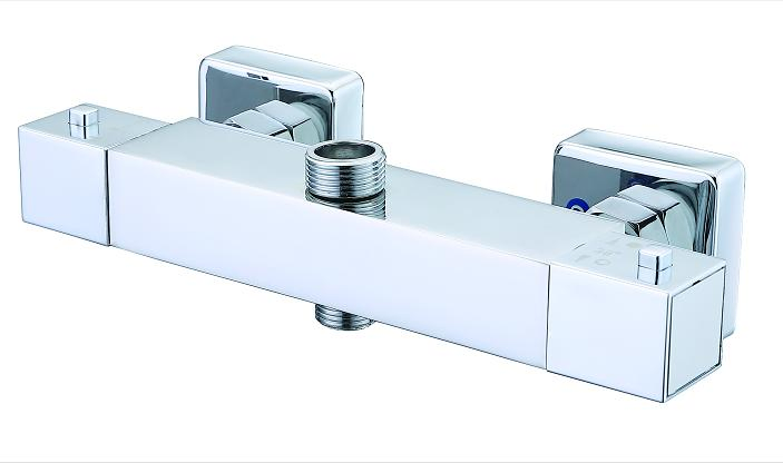 The Newest Style of Brass Polished Chrome Thermostatic Shower Valve