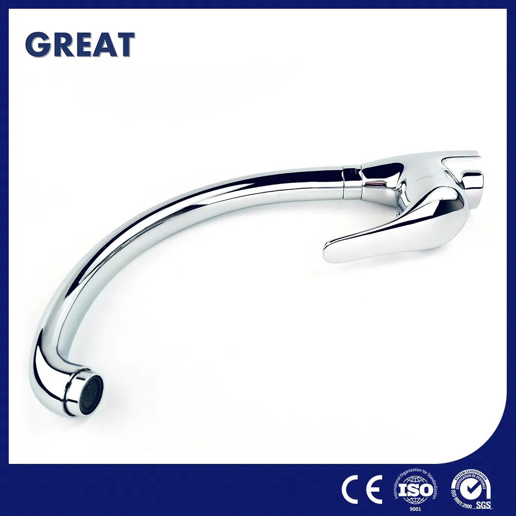 Great Cheap Kitchen Faucet Suppliers Wholesale Gl12119A81 Chrome Single Lever Kitchen Faucet Versatility Brushed Nickel Faucet Kitchen