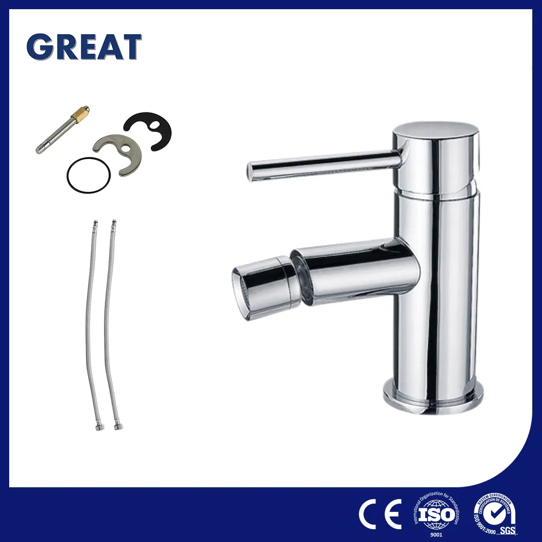 Great Toilet Bidet Health Faucets Supplier High-Quality Best Bidet Faucet Gl4107m40 Chrome Single Lever Bidet Faucet Satin Nickel Vertical Spray Bidet Faucet