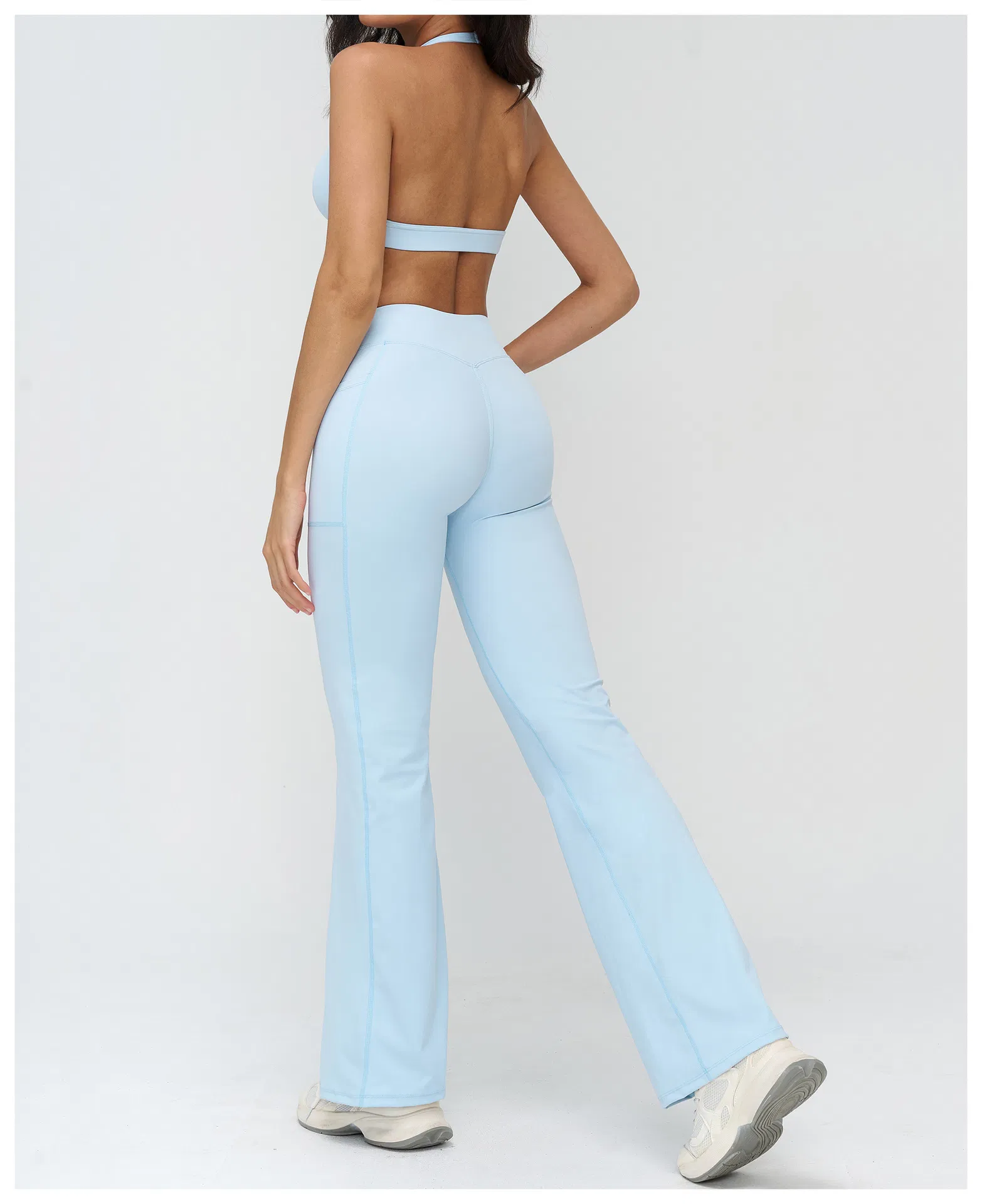 سراويل رياضية نسائية كبيرة الحجم عالية الخصر مجموعة من Leggings اليوغا بسعر الجملة، سريعة الجفاف وقابلة للتنفس، ملابس رياضية للجيم