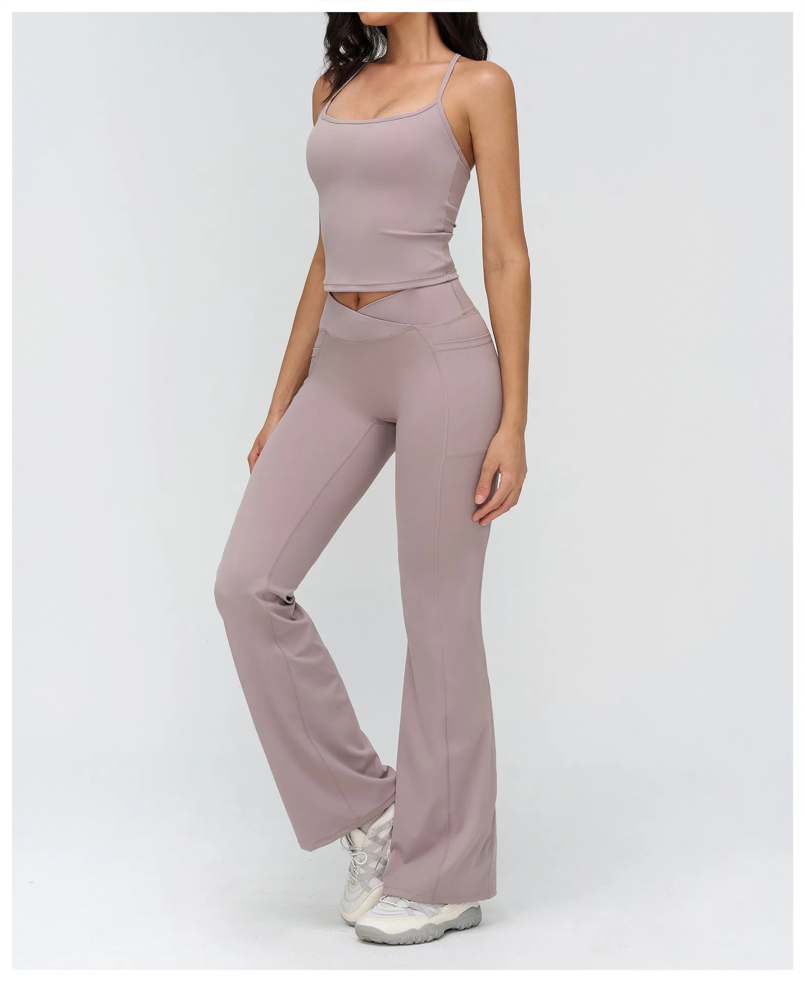 سراويل رياضية نسائية كبيرة الحجم عالية الخصر مجموعة من Leggings اليوغا بسعر الجملة، سريعة الجفاف وقابلة للتنفس، ملابس رياضية للجيم