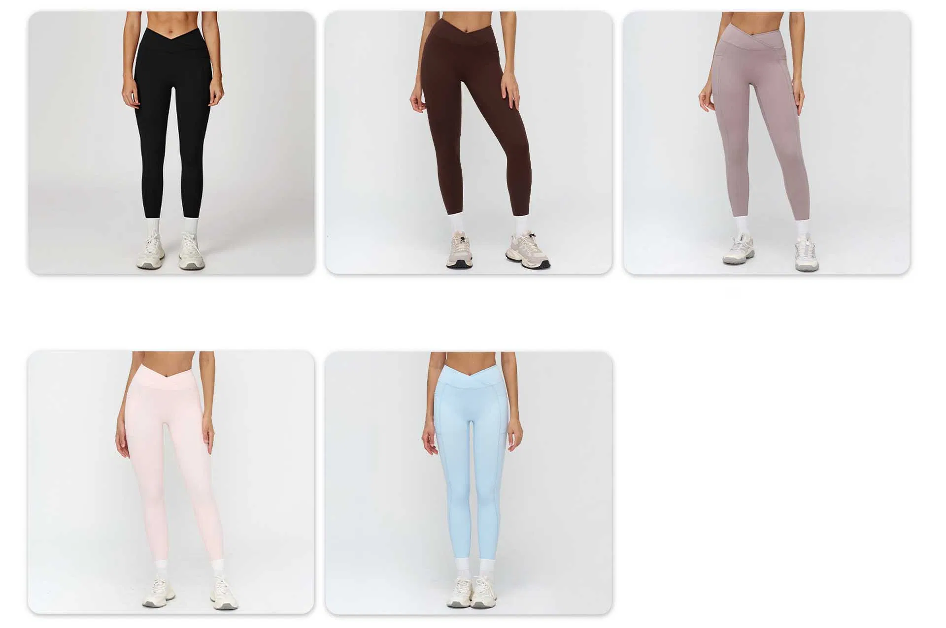 سراويل رياضية نسائية كبيرة الحجم عالية الخصر مجموعة من Leggings اليوغا بسعر الجملة