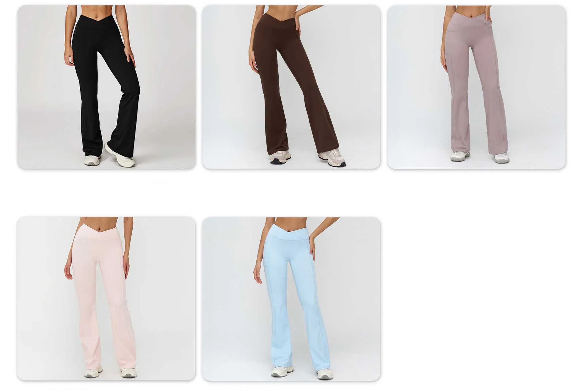 سراويل رياضية نسائية كبيرة الحجم عالية الخصر مجموعة من Leggings اليوغا بسعر الجملة