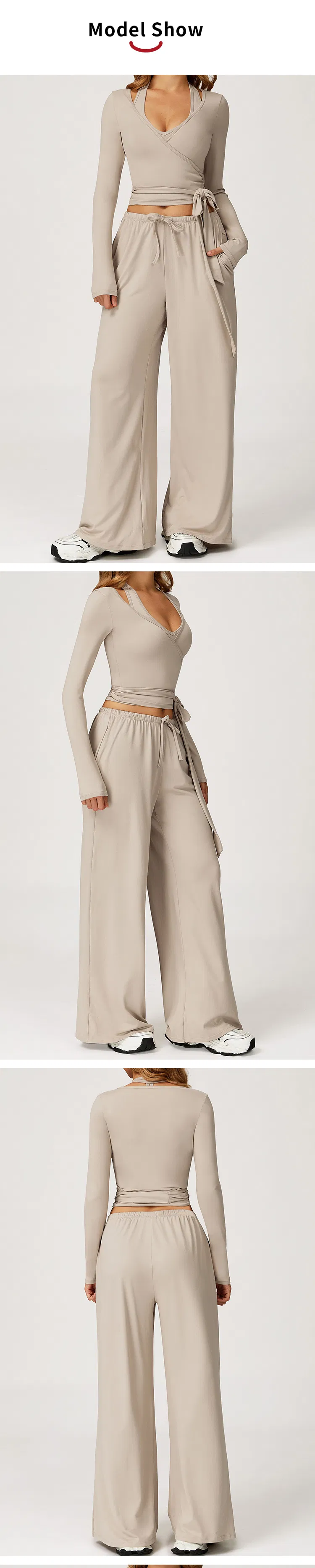 مجموعة يوغا سريعة التجفيف بحمالة ظهر جميلة من المصنع بالجملة 90%Polyester/10%Spandex مجموعة رياضية عصرية ملابس لياقة بدنية للجري غير رسمية