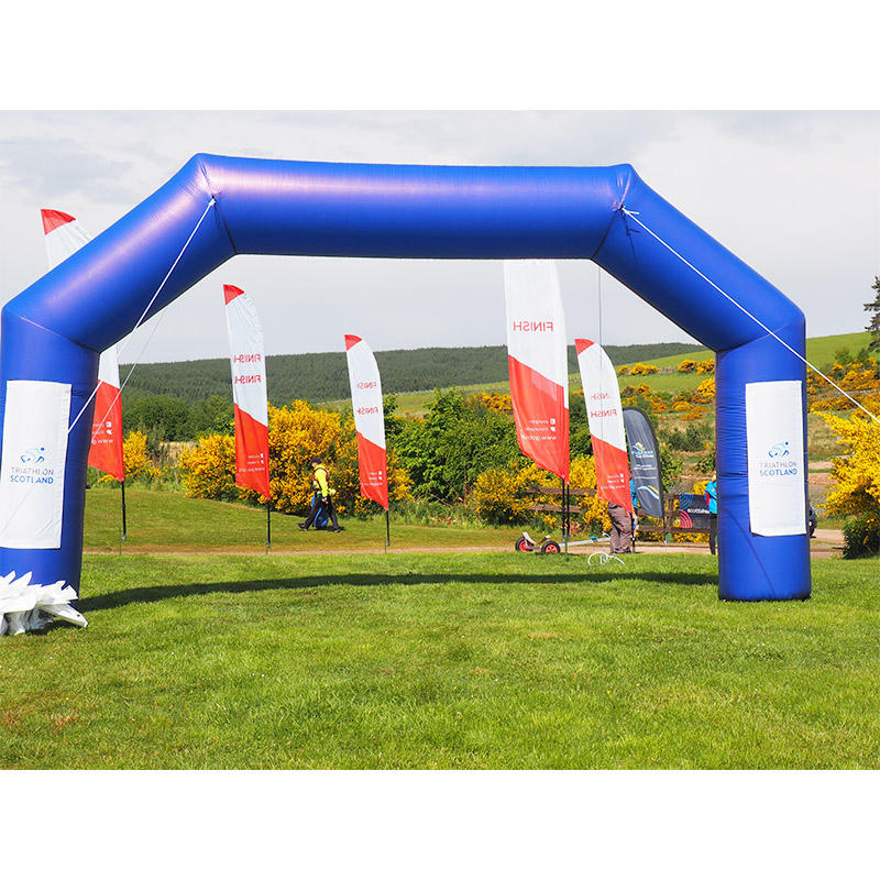 Advertising Inflatable Entrance Archway Double Legs Race Start Finish Line Gate Balloon Arch for Event