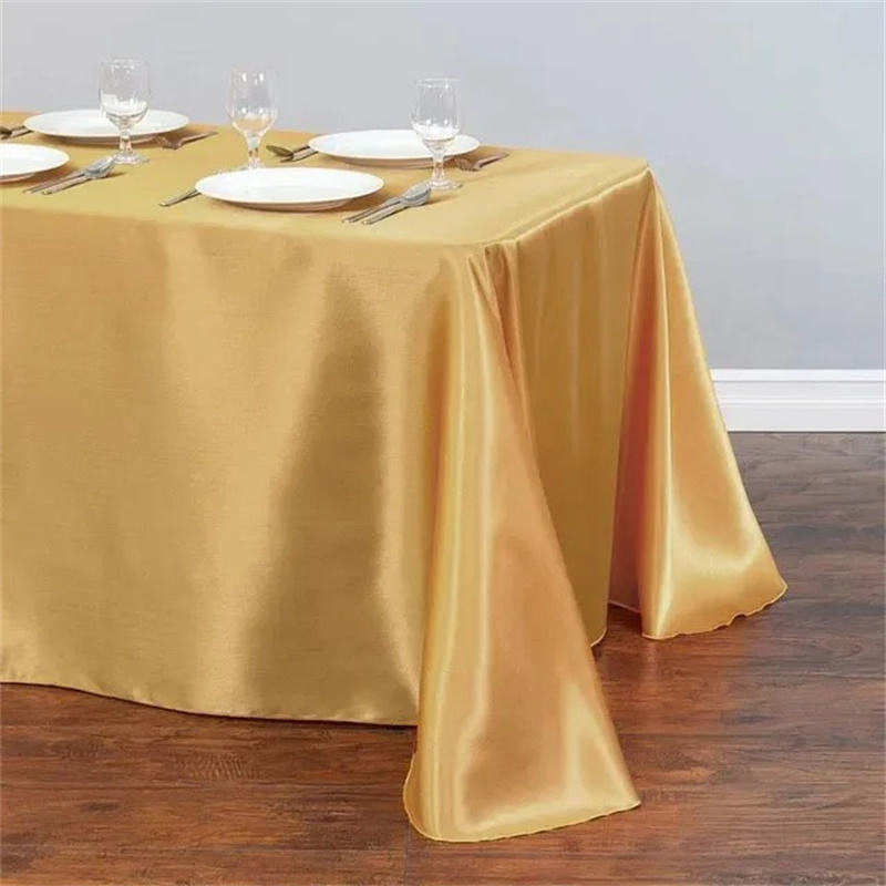 Save Custom Sizes and Colors Satin Glitter Tablecloth for Festive Decorations Bulk