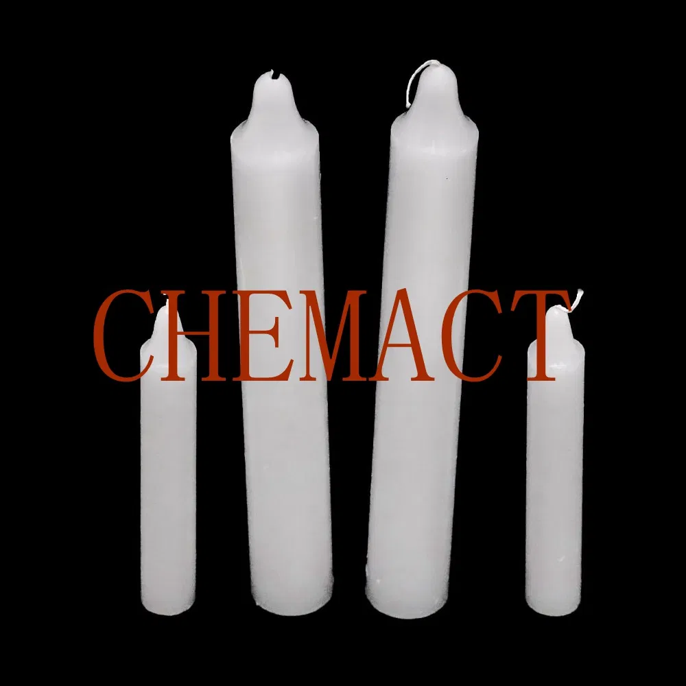 Candle Factory Making Unscented Paraffin Wax White Candle Stick