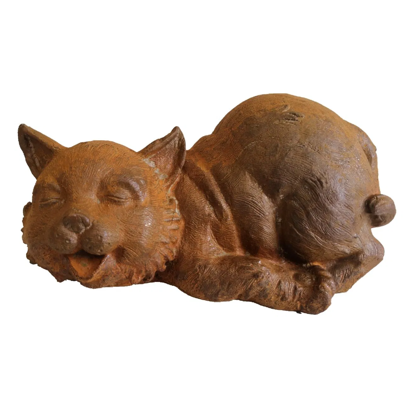 Long Lasting Solid Structure Home Garden Cast Iron Sculpture for Yard Decor