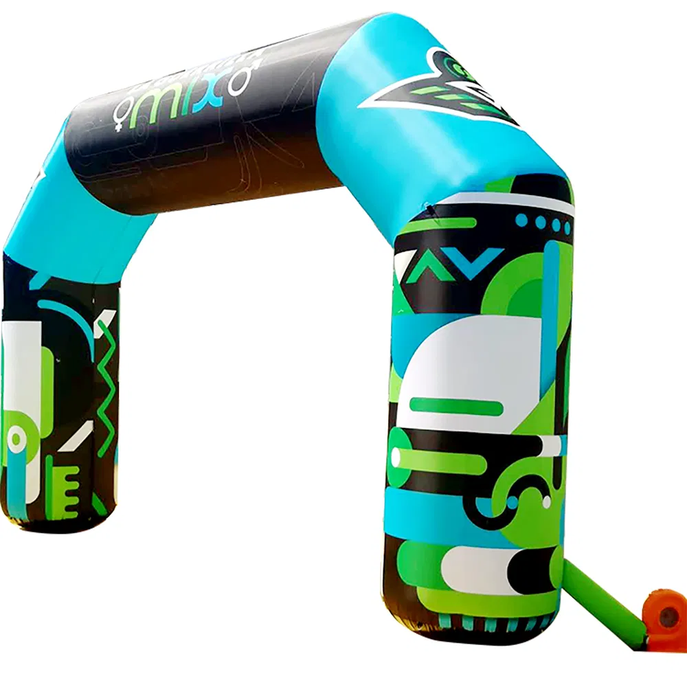 Custom Christmas Holiday Party Decoration balloon Inflatable Arch