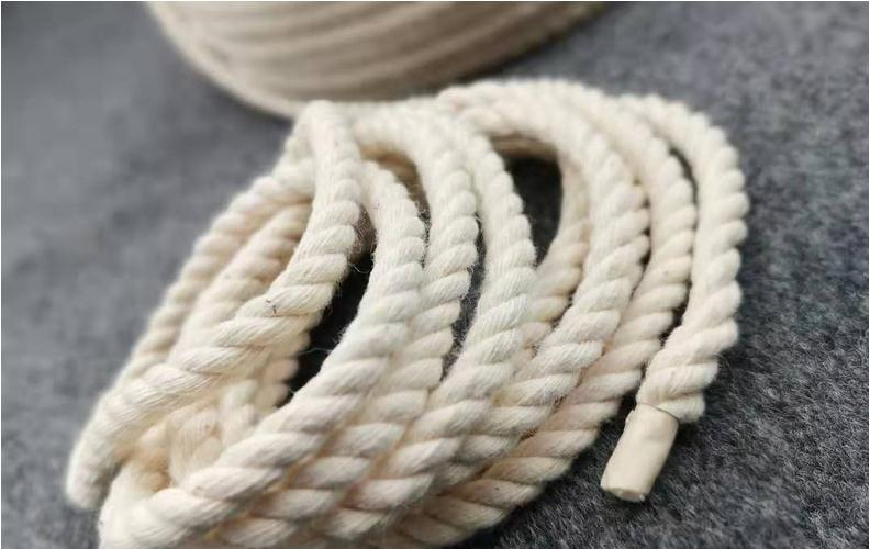 3mm 4mm 5mm Single Twisted /3 Twisted 100% Cotton Natural Color Macrame Cord /Rope