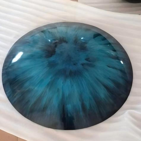 Custom Made Fiberglass Resin Home Decoration Wall Flower Art