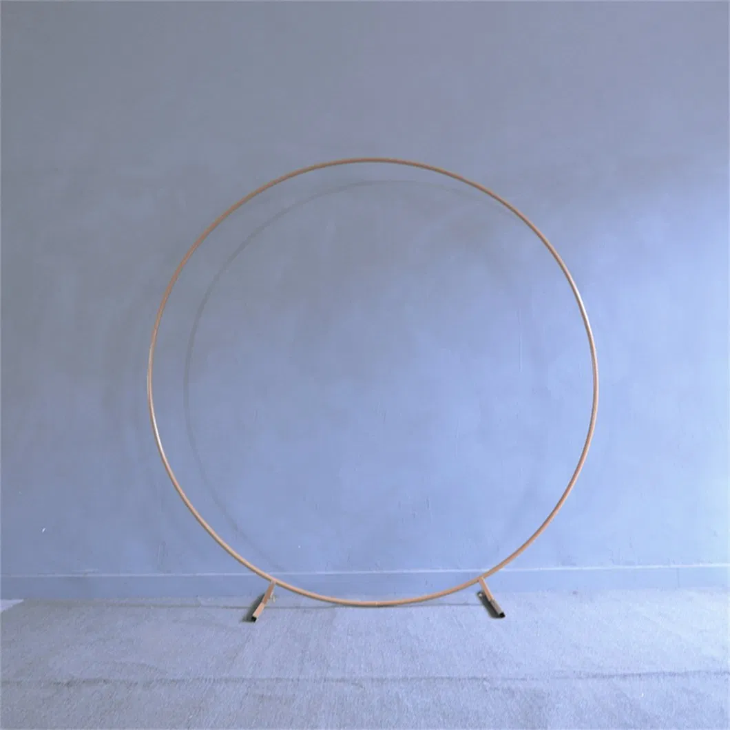 Outdoor Lawn Wedding Background Props Balloons Flowers Frame Iron Round Arch