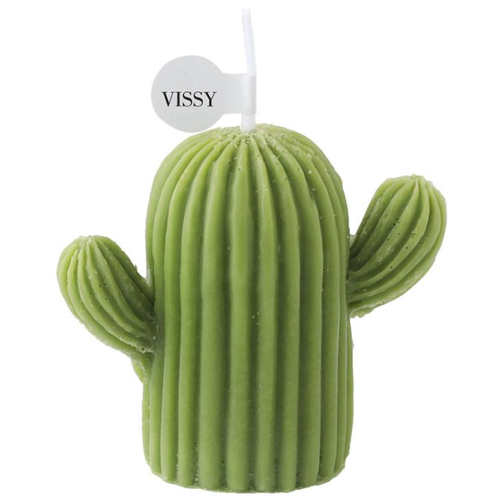 2024 New Design Professional Manufacturer Cute Mini Cactus Shape Scents Candle Supplies Making Scented Plants Soy Candles for Birthdays and Weddings