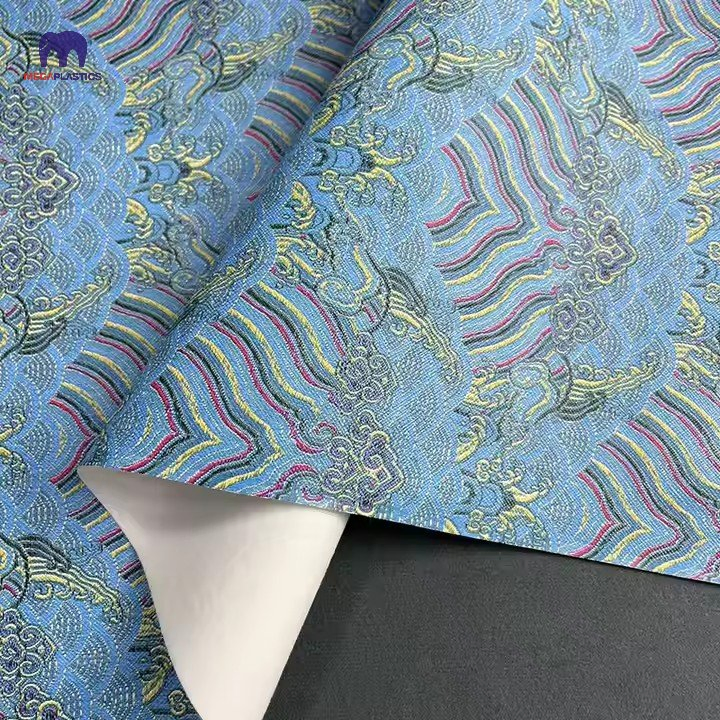 Wholesale PVC Printed Synthetic Leather, Vinyl Faux Leather for Bags, Wallets, Notebooks, Phone Cases, and Table Mats